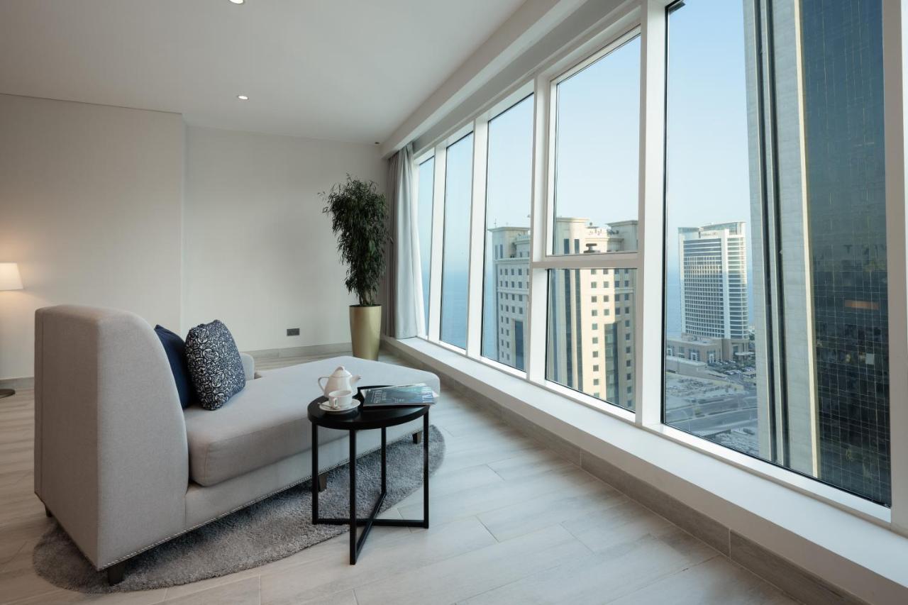 Centara West Bay Hotel & Residences Doha Exteriör bild A view from a residential apartment